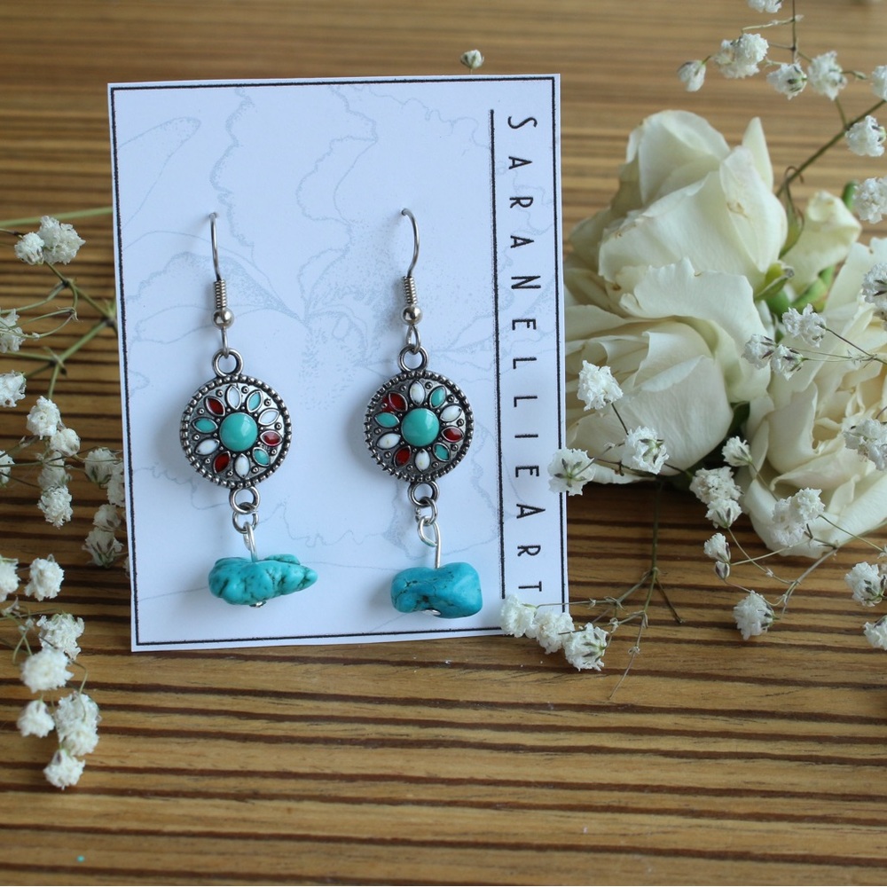 Boho Earrings | Turquoise